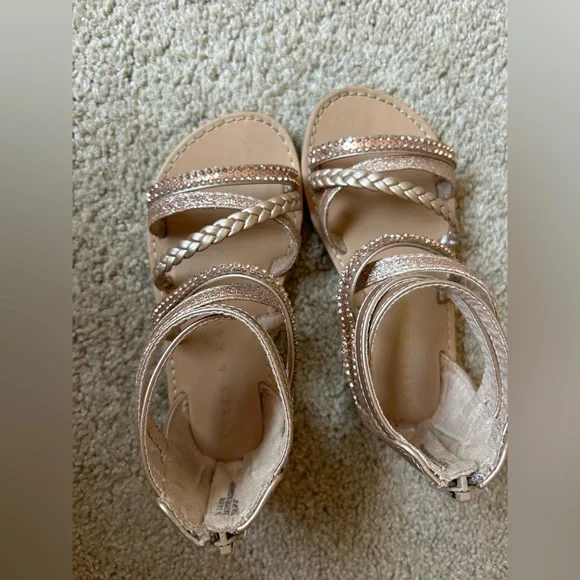 Lil Mia Gladiator Sandal size 9 - Picture 4 of 4